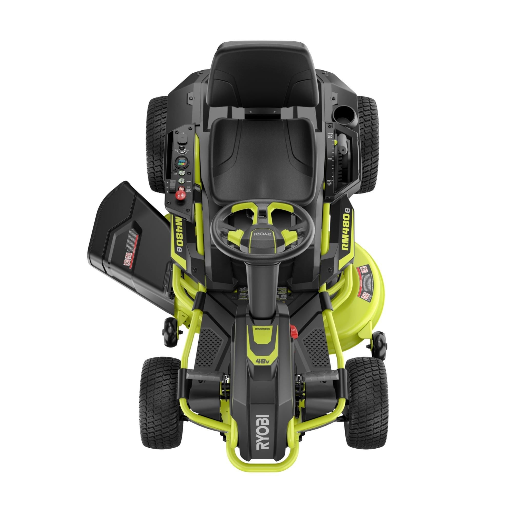 Trattorino tagliaerba a batteria RYOBI RM480E 48 V L 96 cm | Leroy Merlin