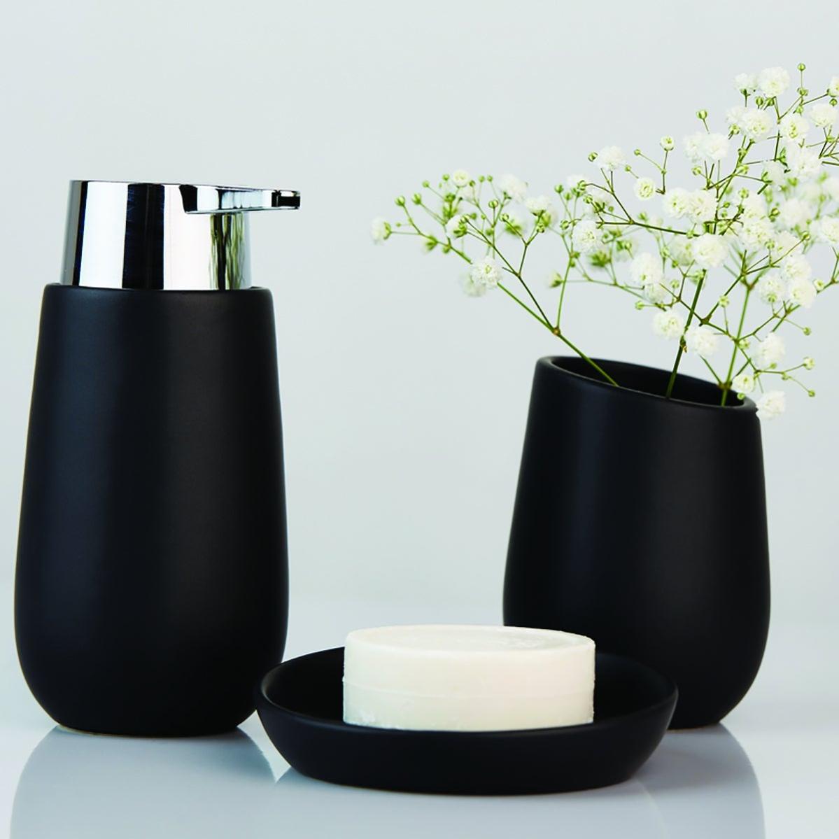 Dispenser Sapone Belluno Nero | Leroy Merlin