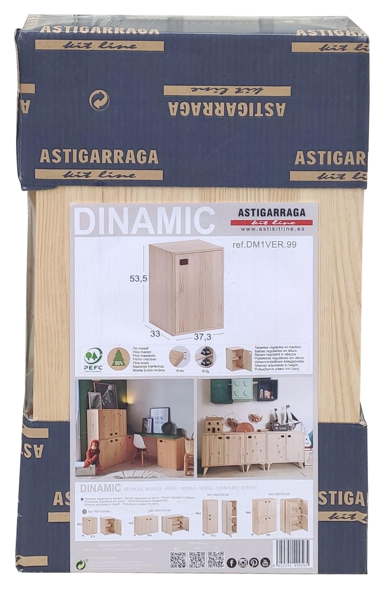 Astigarraga Mensola Legno Per Scaffali Cubi Dinamic - 33x31,5 Cm, Accessorio Modulare - Foto 2