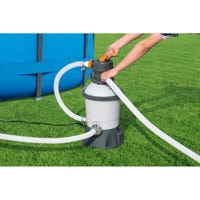 Filtro A Sabbia Per Piscina SF142, 8 M³/h, Con Pompa Aqua Plus 8 E Valvola A 6 Vie, Per Piscine Fino A 40 M³, Made In Germany