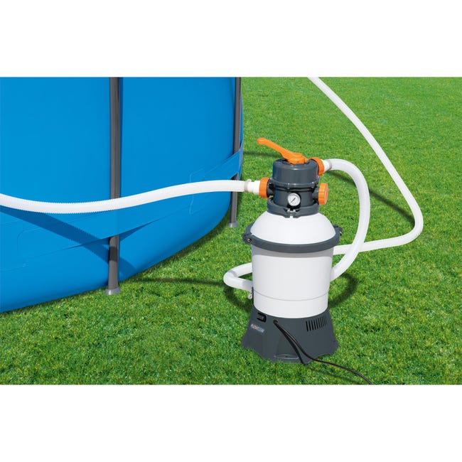 Pompa Filtro Per Piscina Fuori Terra Poolmaster – 300 Gal/h, 110V, Portatile E Facile Da Montare