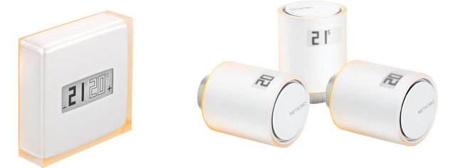 Netatmo INK012 Valvola Intelligente per Netatmo Smart Radiatori o Netatmo  Smart Termostati - Bianca