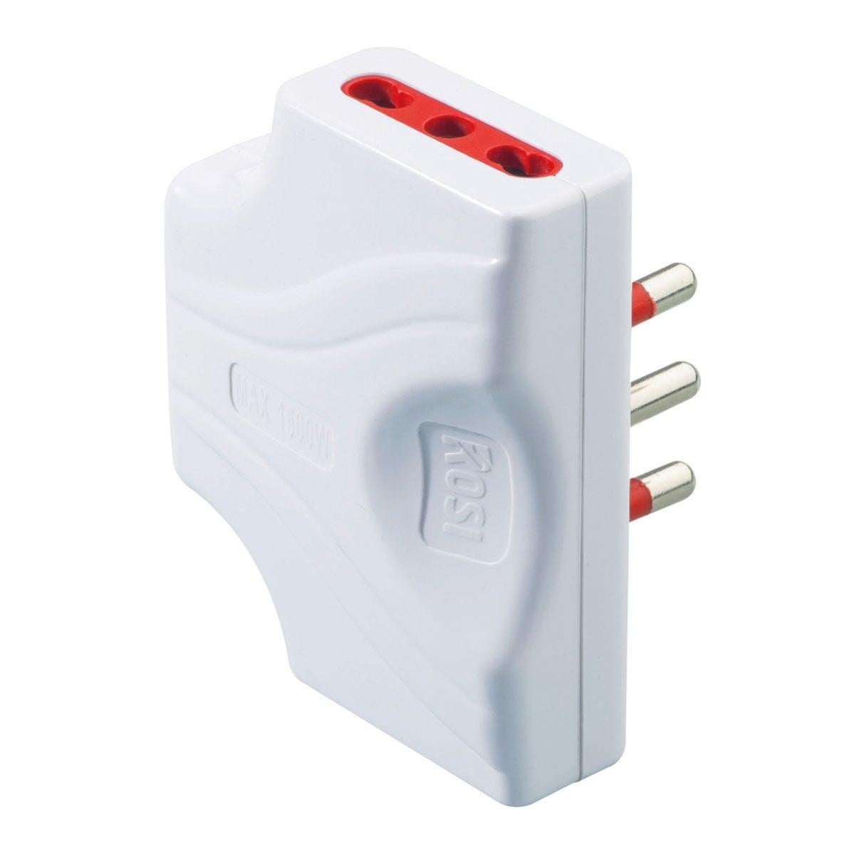 Adattatore Elettrico Multiplo Verticale - 3 Prese Con Protezione Bambini - Spina Schuko Per Standard Italiano E Tedesco - Foto 7