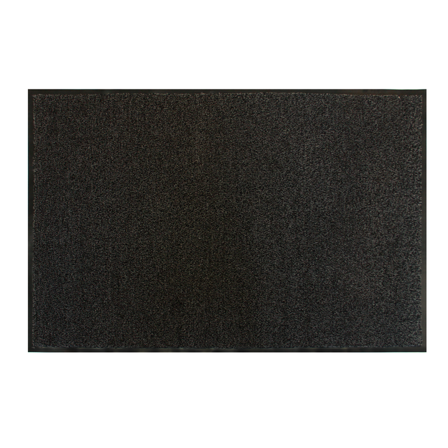 Generico Zerbino Lavabile Nero 40x60 cm (1,2 kg)-Casa e Giardino