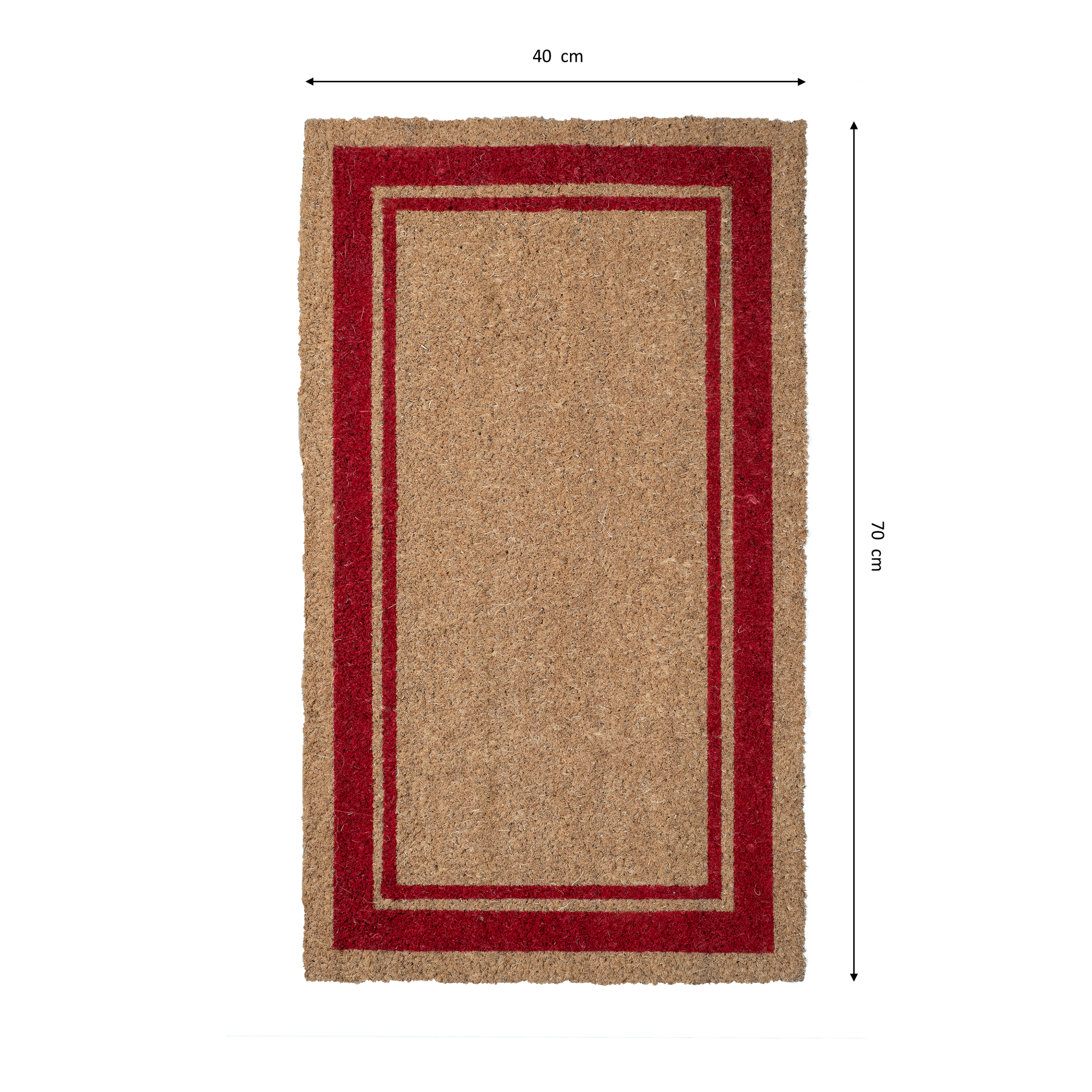 Velcoc Zerbino In Cocco Tropical Capitol 40x70 Cm – Stampa Colorata A Base D'Acqua, Fondo In Vinile Antiscivolo, Made In Italy