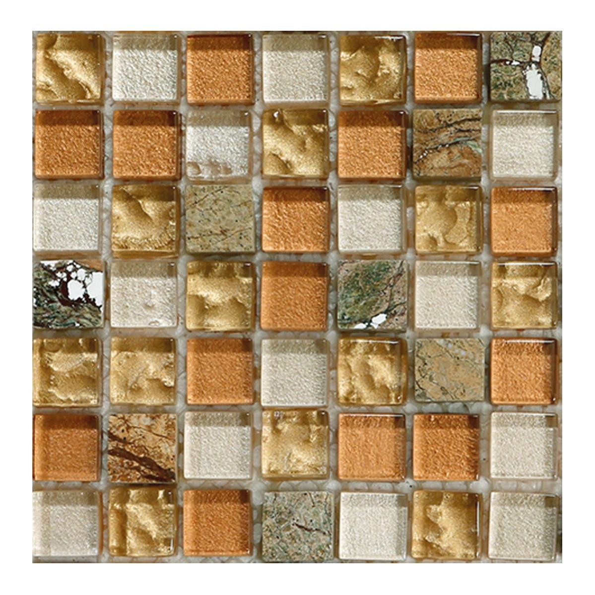 Pietre Per Mosaico Armena - Effetto Filo D'Oro, 2x2cm, 43 Pezzi Per Creazioni Artistiche - Foto 5