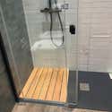 Pedana Doccia Lato 74 Cm Antiscivolo In Legno Per Piatto Doccia Angolare 90 Cm Pedana Doccia Lato 74 Cm Antiscivolo In Legno Per Piatto Doccia Angolare 90 Cm