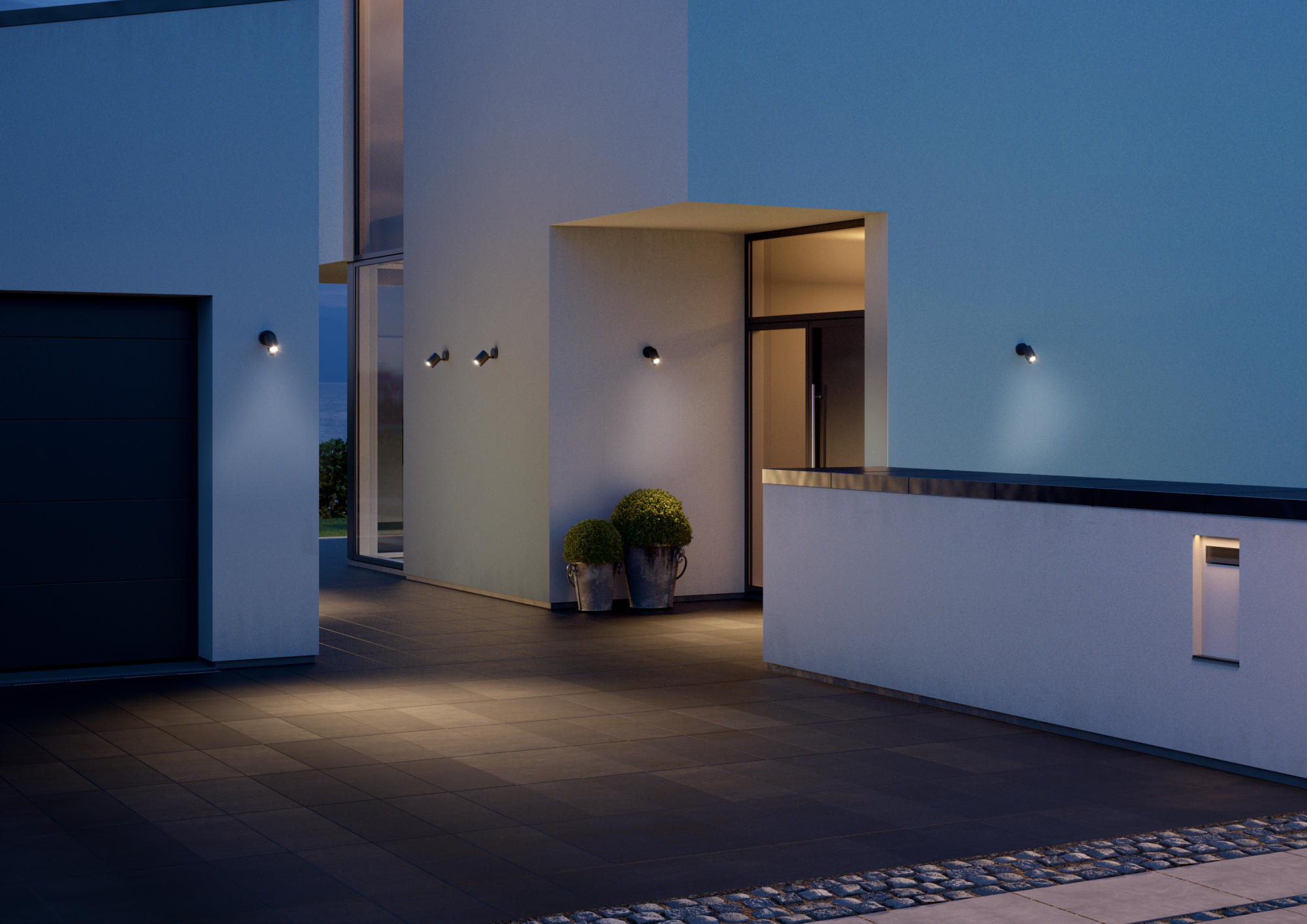 YIQIBRO 50W Faretto LED Da Esterno Con Sensore Di Oviento, 2 In 1 - Foto 4