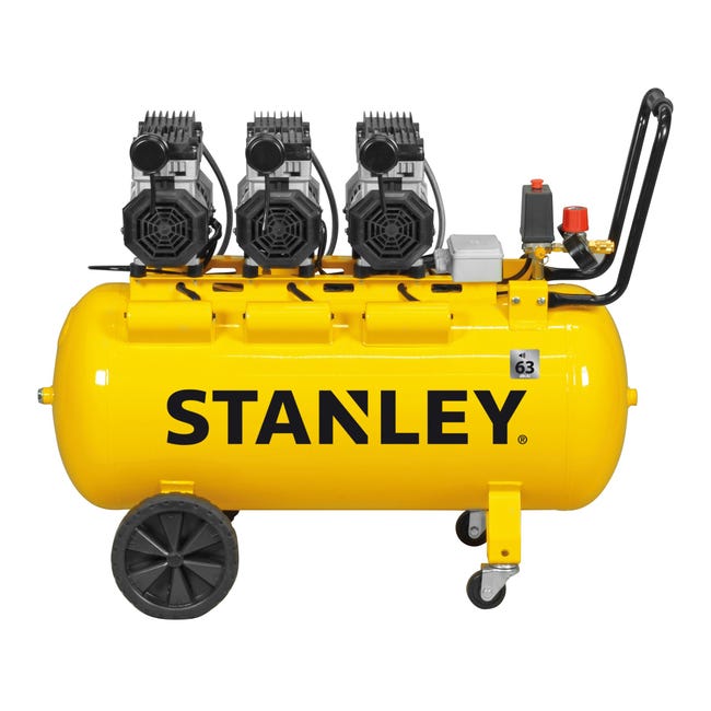 Compressore silenziato STANLEY SXCMS30103E, 3 hp, 8 bar, 100 litri