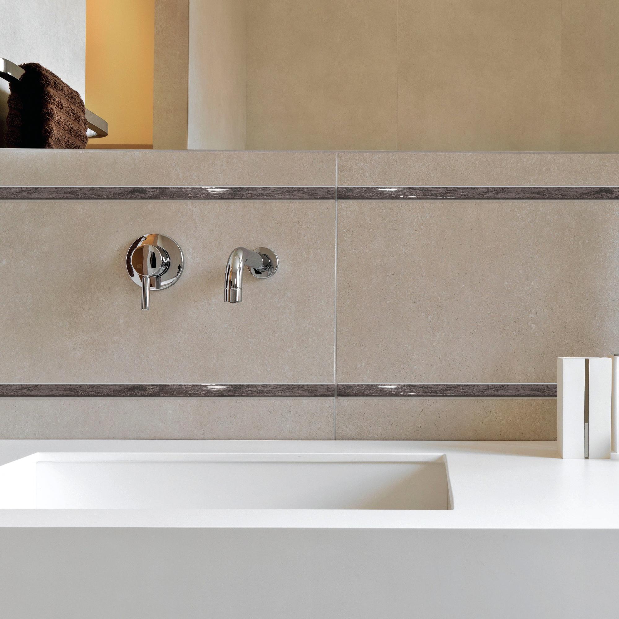 Listello Cementi L 60 x 8 cm marrone | Leroy Merlin