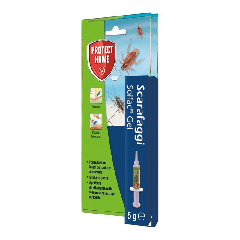 Insetticida gel per scarafaggi PROTECT HOME Solfac 5 gr