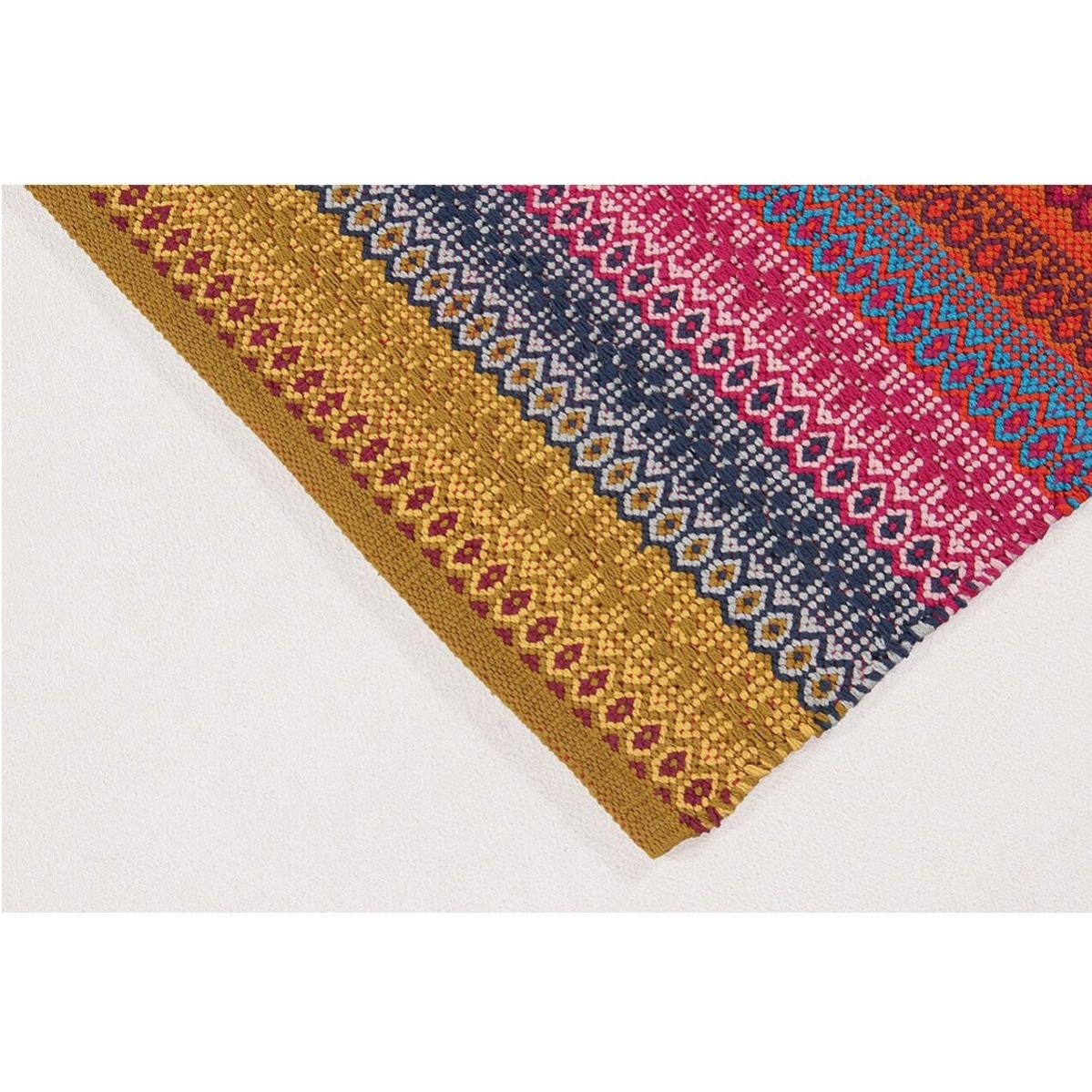 Tapetto in tessuto patchwork bicolore 160 x 230 cm | Maisons du Monde