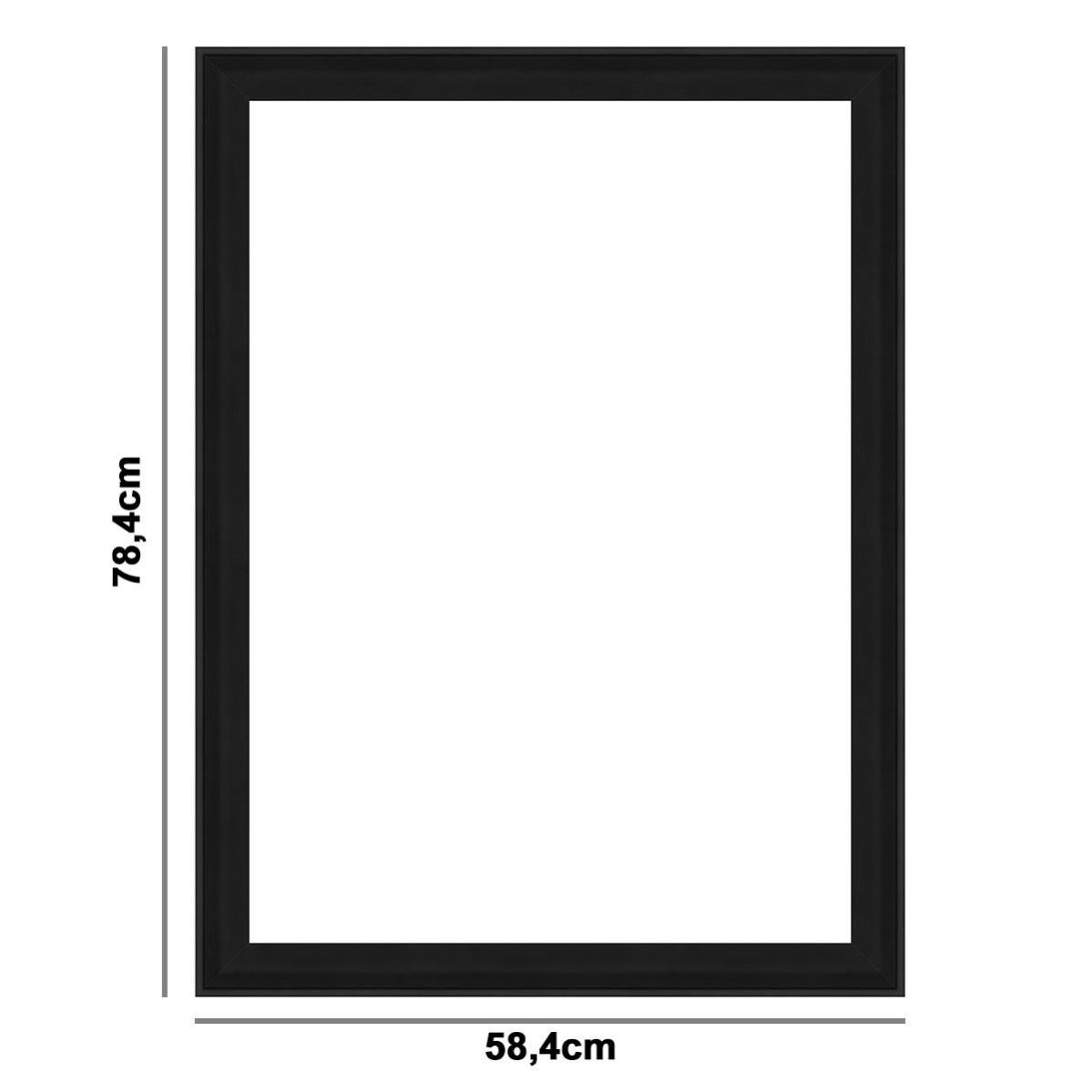 Cornice Nera MCS Studio Gallery 41 X 51 Cm Cornice Per Poster In Legno Naturale Cornici Per Quadri - Foto 2