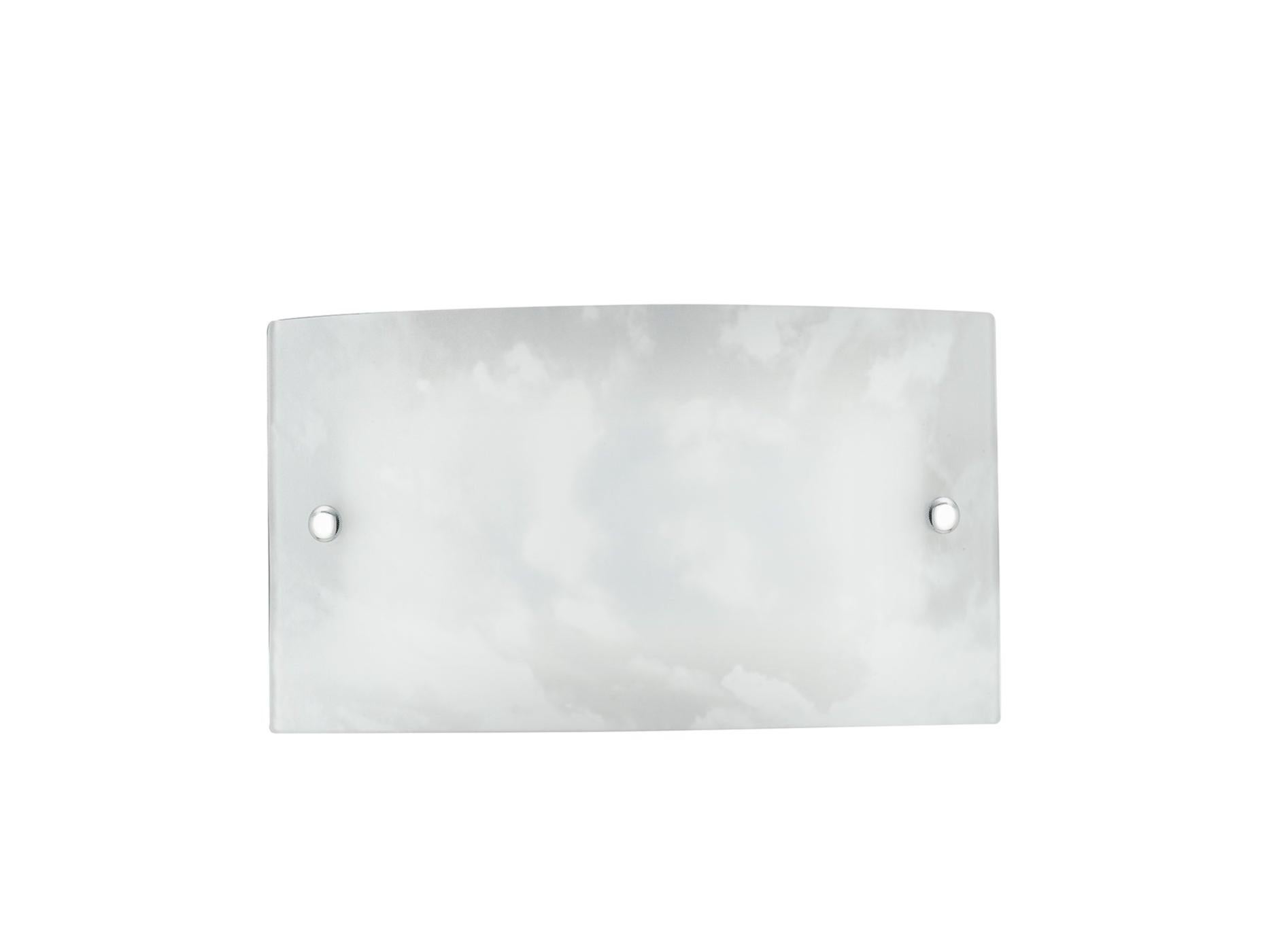 Applique classico Selene LED bianco, in vetro, 32x18 cm, FAN EUROPE ...