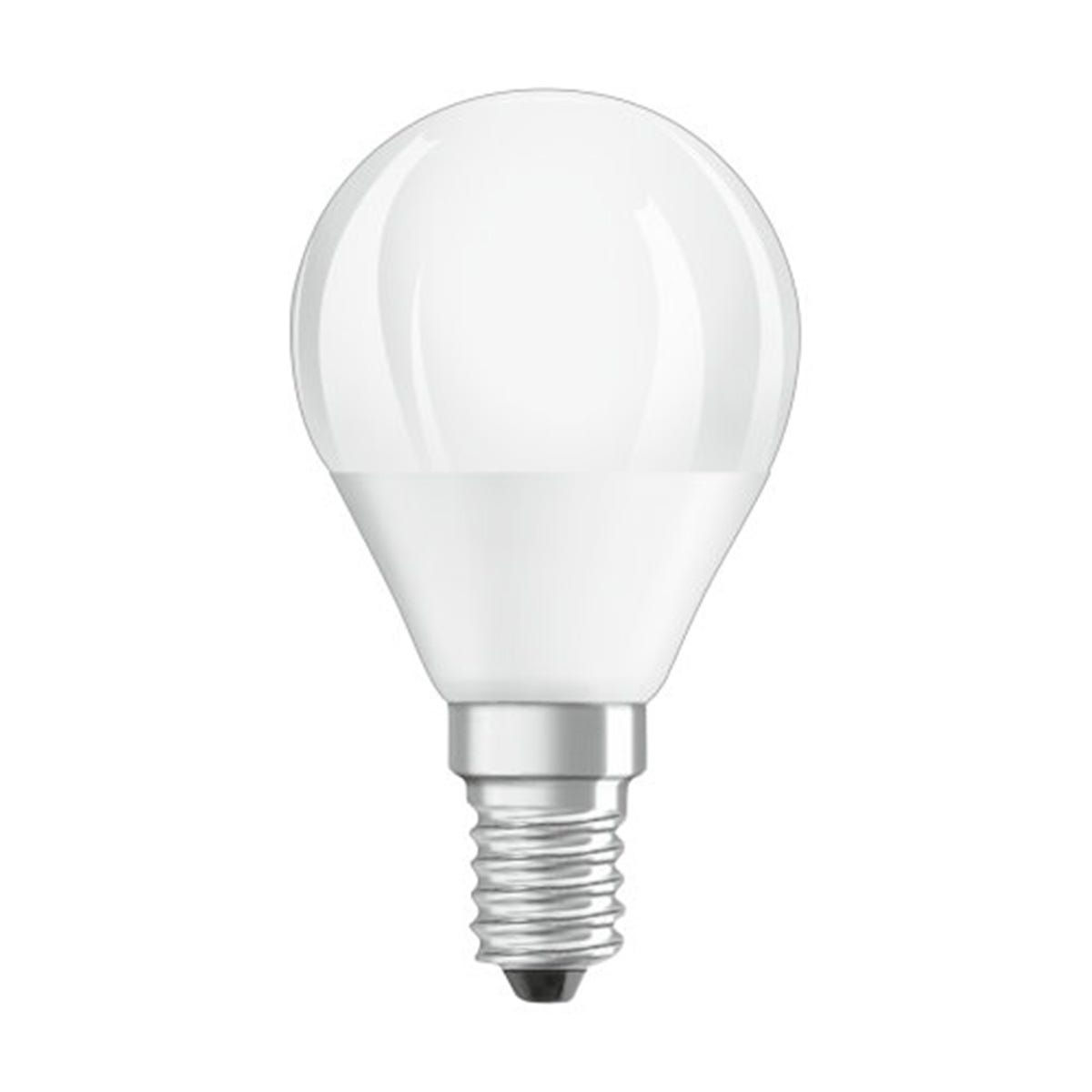 Lampadina LED mini globo E14 vetro luce 360 gradi 4W 400 lumen 230V luce  calda