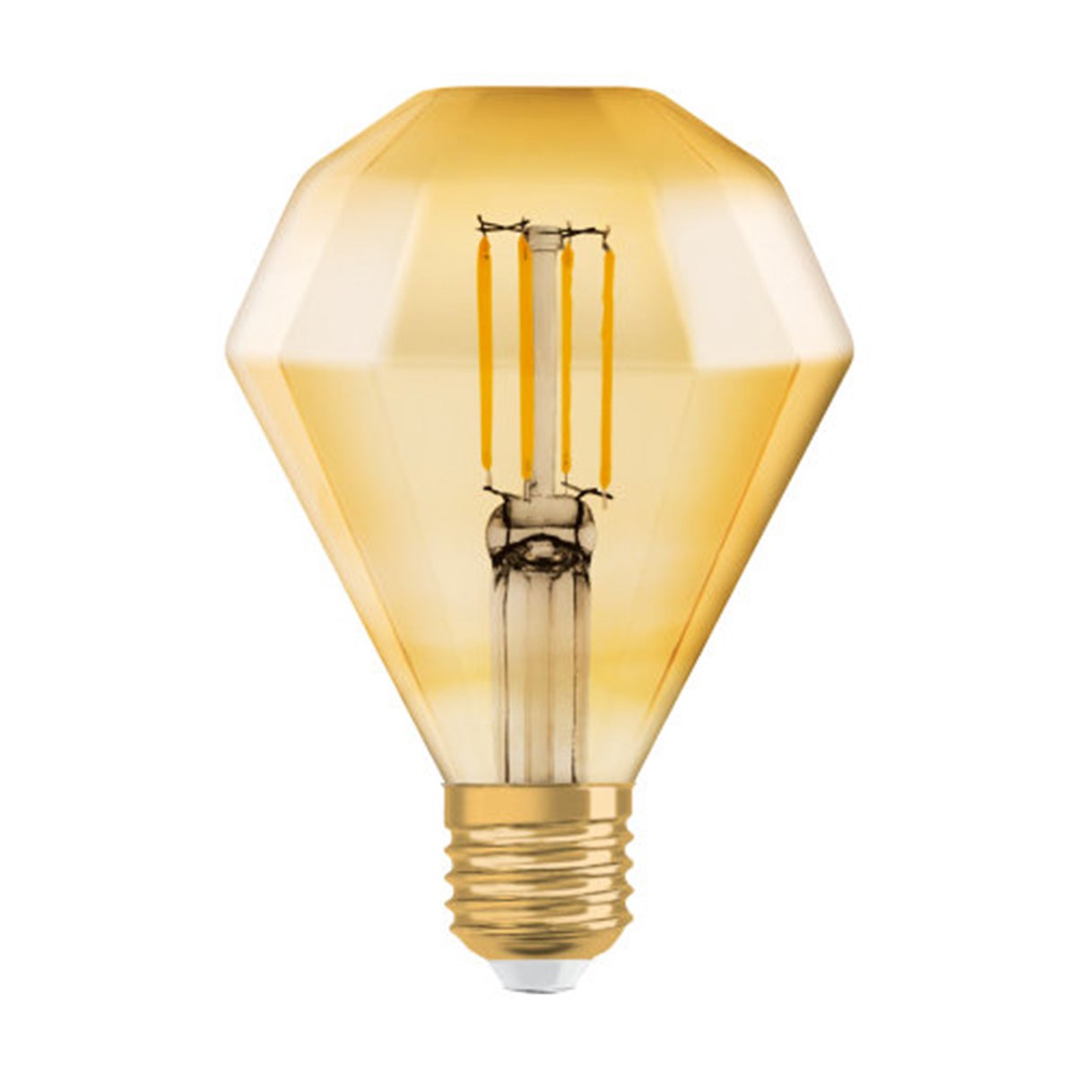 Lampadina LED, diamante, ambrato, luce calda, 4.5W=470LM (equiv 40 W), 300°  , OSRAM