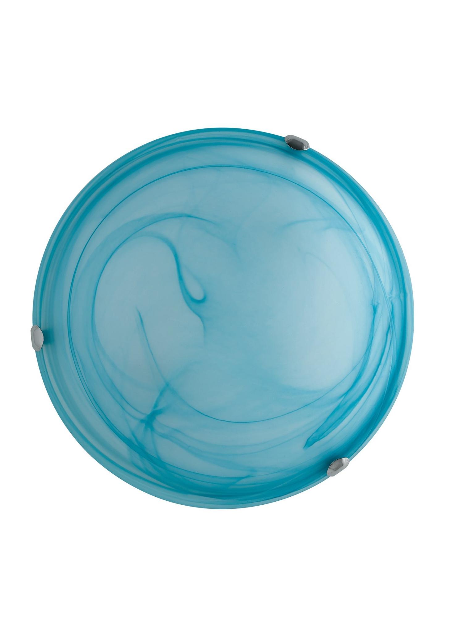 Plafoniera "duna" ø 40 Cm In Vetro Bianco, 2x60 W - Foto 7