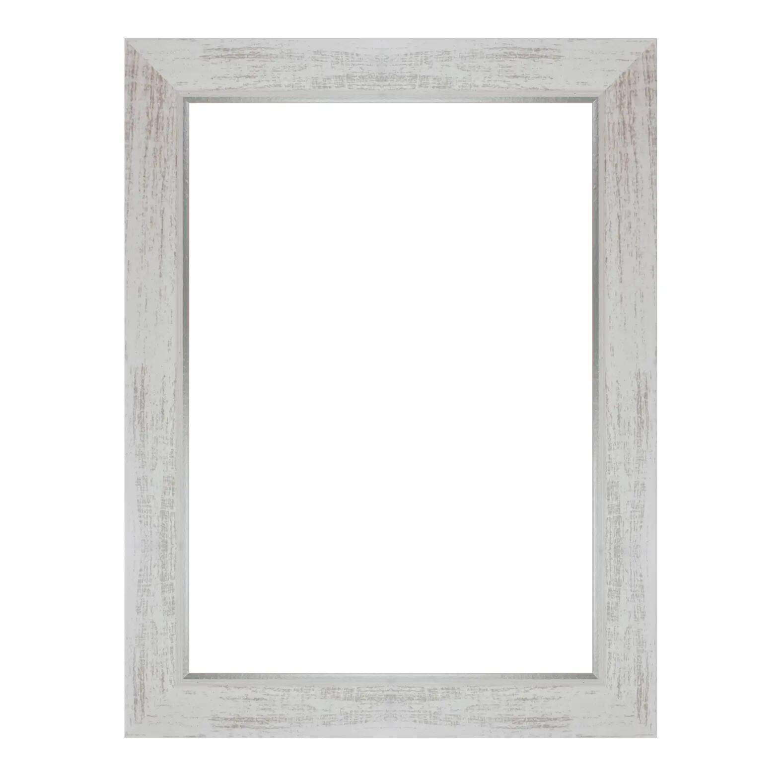 Cornice Gina bianco opaco per foto da 50x70 cm