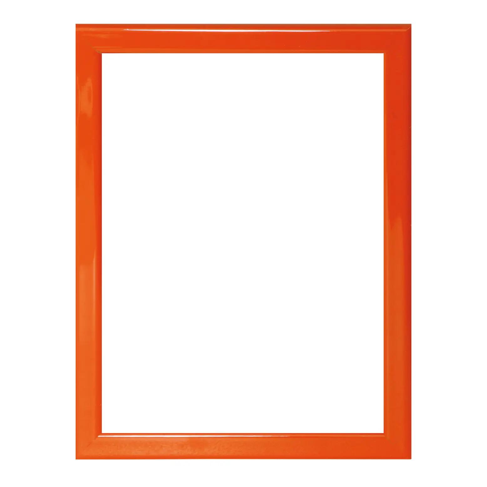 Mira Cornice in legno Top Cube 50x70 cm - arancione - Vetro