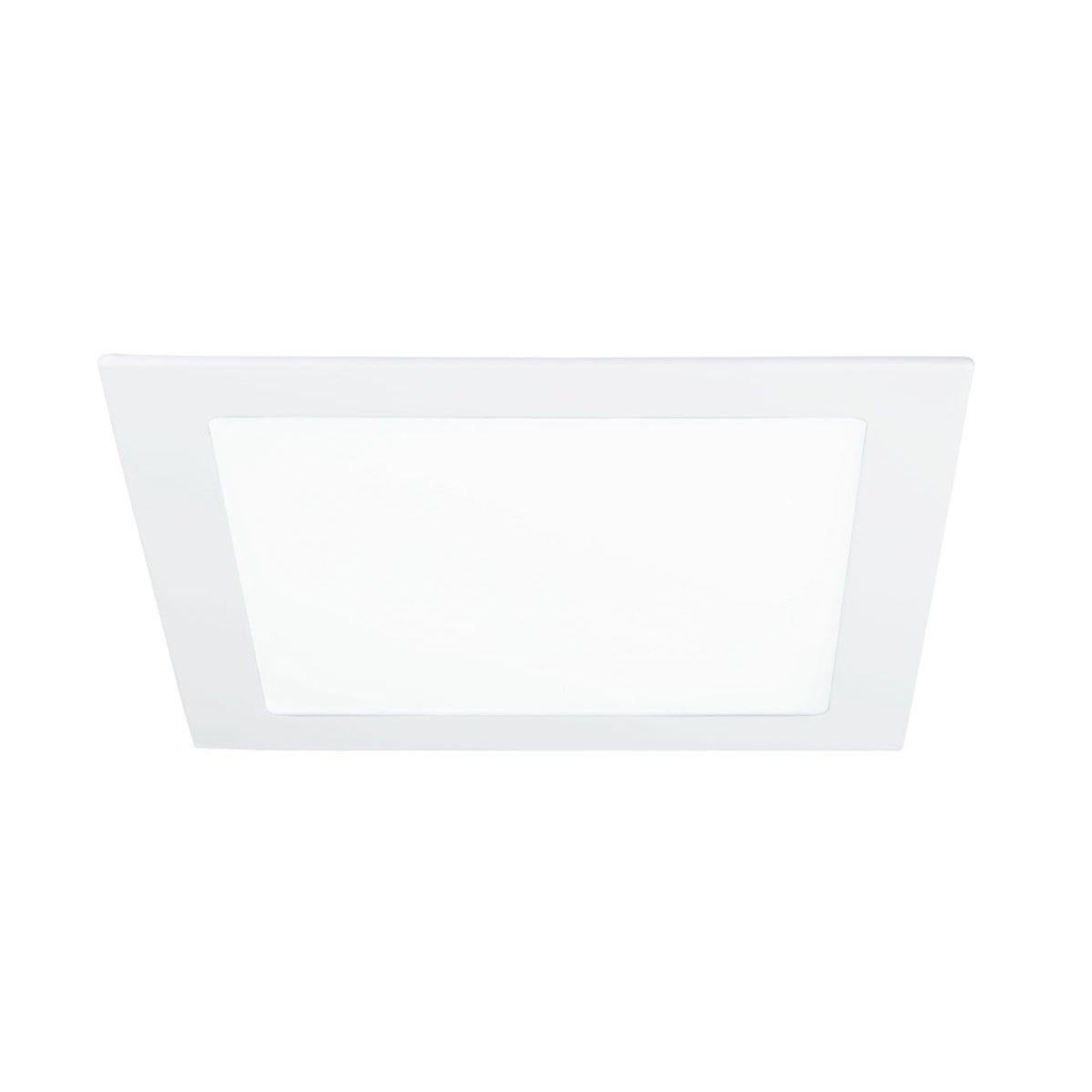 Faretto da incasso LED Slim quadrato bianco, foro incasso 10,5 cm luce  bianco naturale