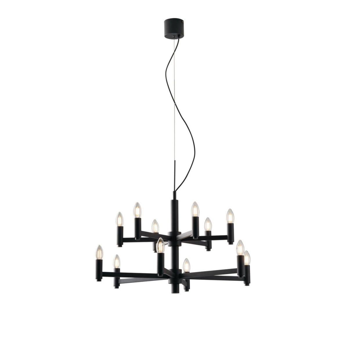 Luce Sala da Pranzo Lampadario Lampada 1xE27 Grigio Luci Soggiorno D 25