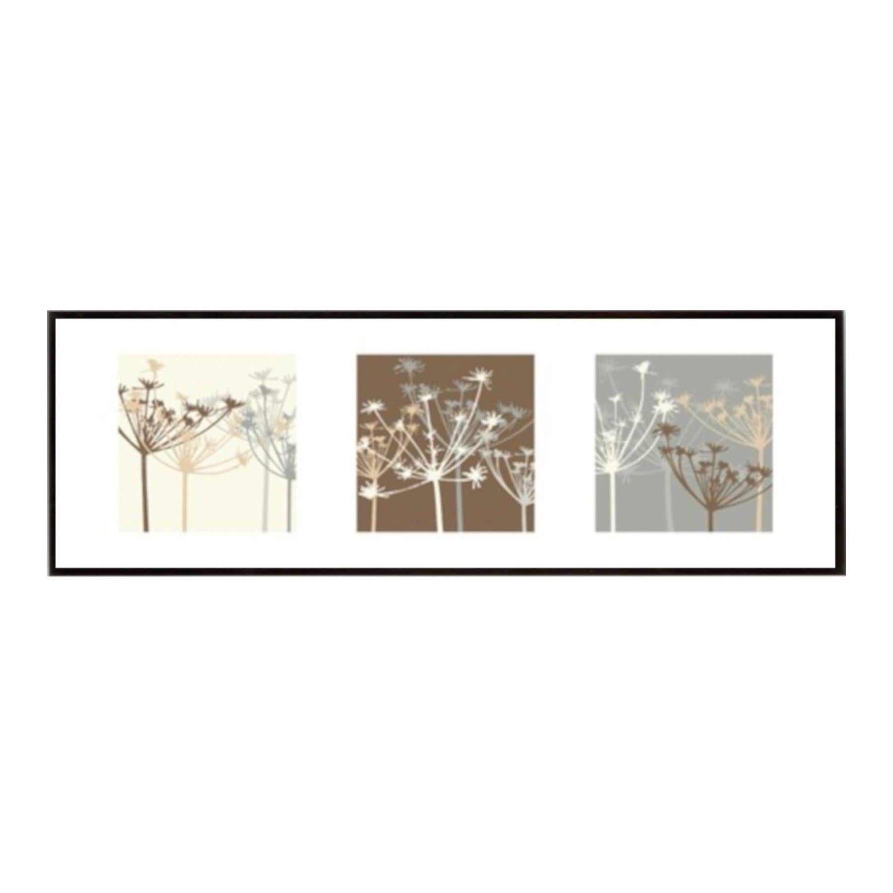 Wrendale Designs Quadro Con Cornice 'A Woodland Trio' - Volpe, Scoiattolo E Riccio, 61x26 Cm