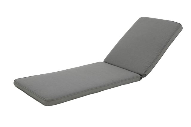 Cuscino per lettino RESEAT grigio antracite 190 x 65 x Sp 5 cm
