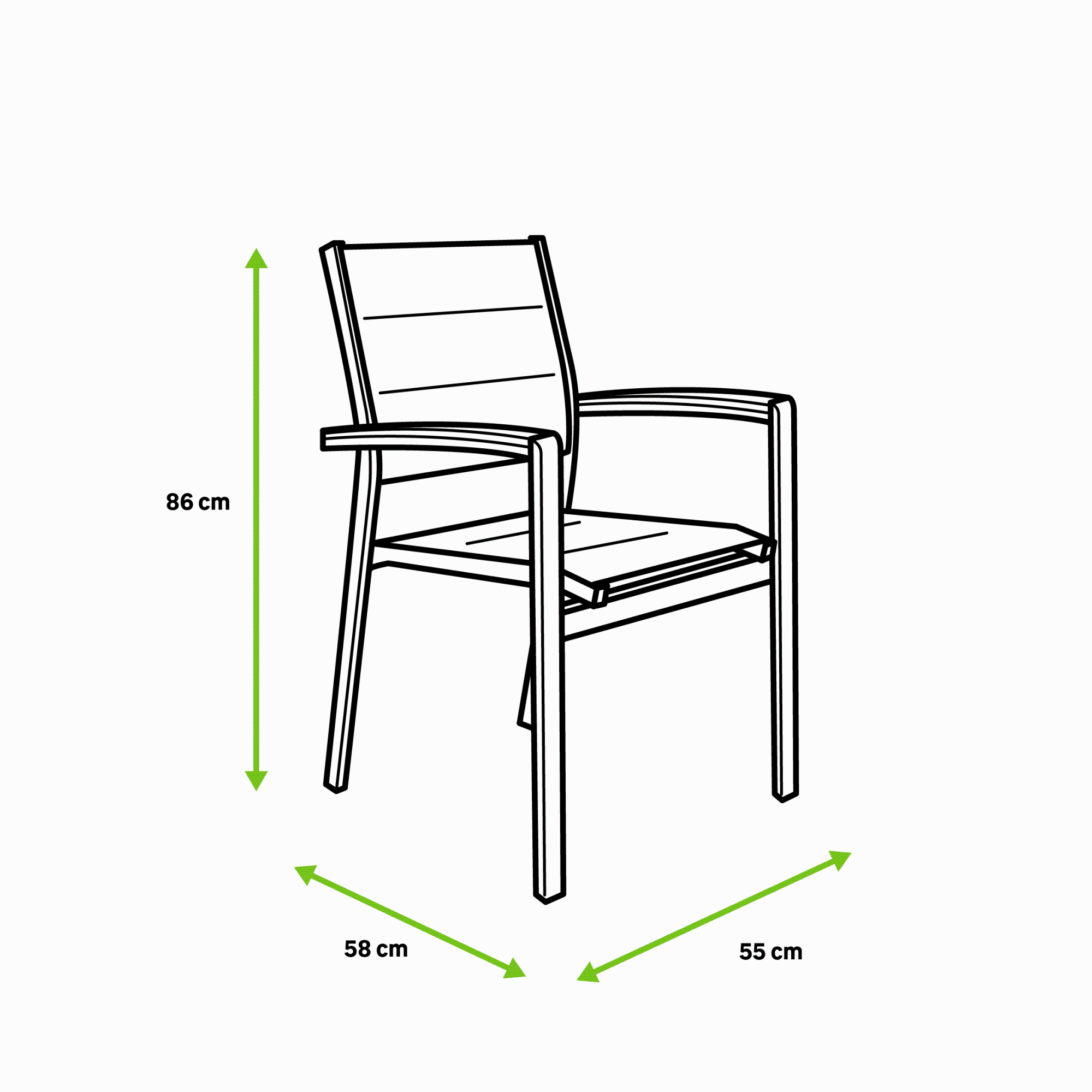 Serta Ashleigh - Sedia da ufficio moderna, design trapuntato a canale