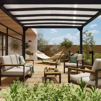 Amaca Benson 200x100 Cm Grigia Con Moschettoni – Nylon Resistente, Portata 200kg, Kit Completo