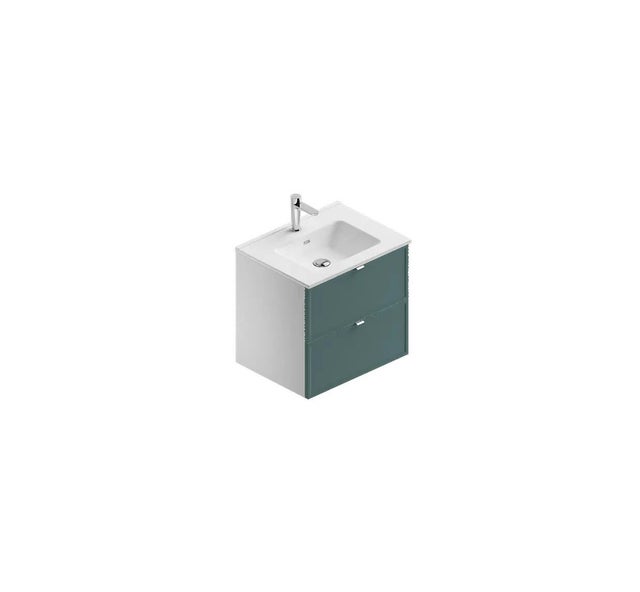 Set di mobile sottolavabo e lavabo Alec bianco opaco L 80 x P 48.5 H 65 cm