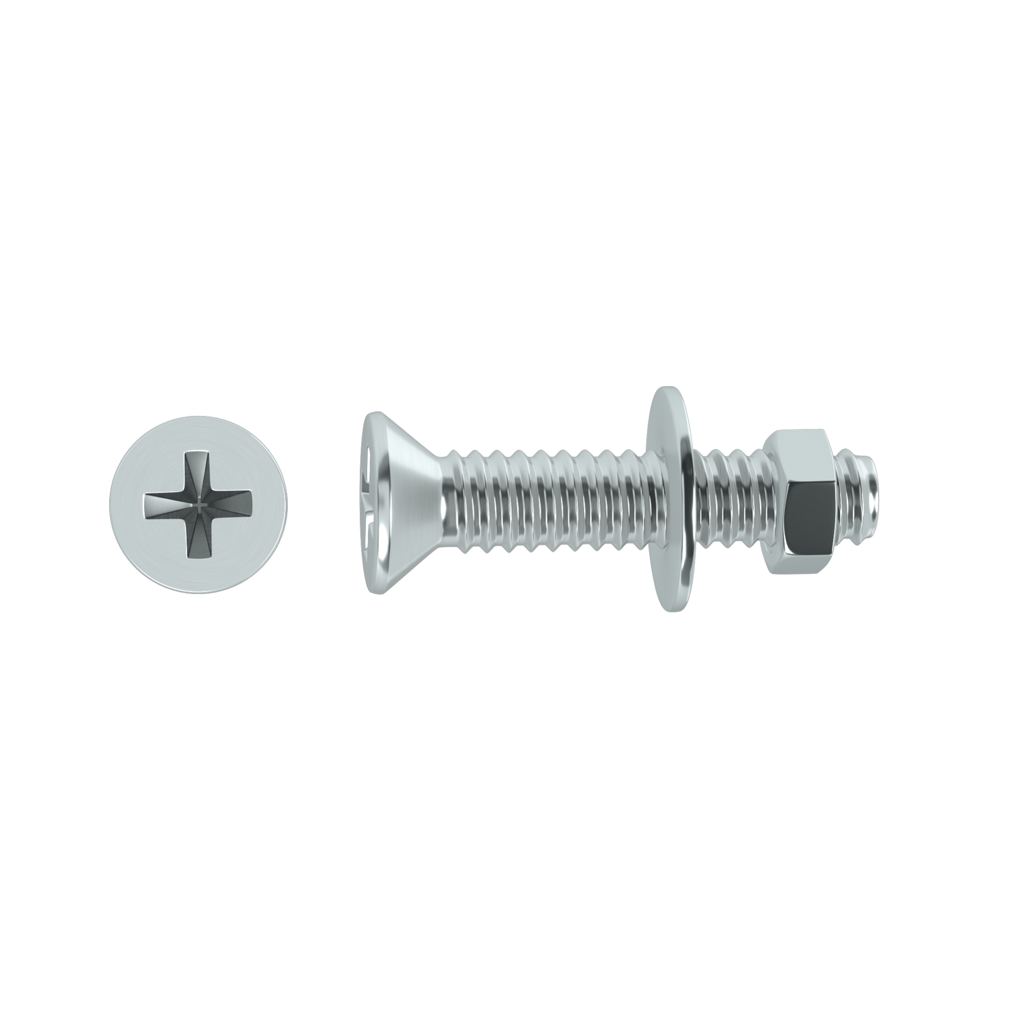 50 Viti A Bottone M6-1.00 X 25 Mm In Acciaio Inox - UPV