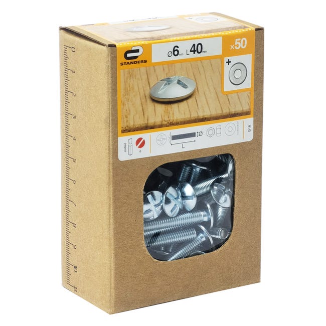 Set 25 Bulloni M5x30mm Con Dadi A Flangia - Acciaio Inox 304, Per Fai-DaTe E Industria - Foto 6