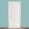 Barn Door porta scorrevole bianca  Stile granaio binario in ferro - XLAB