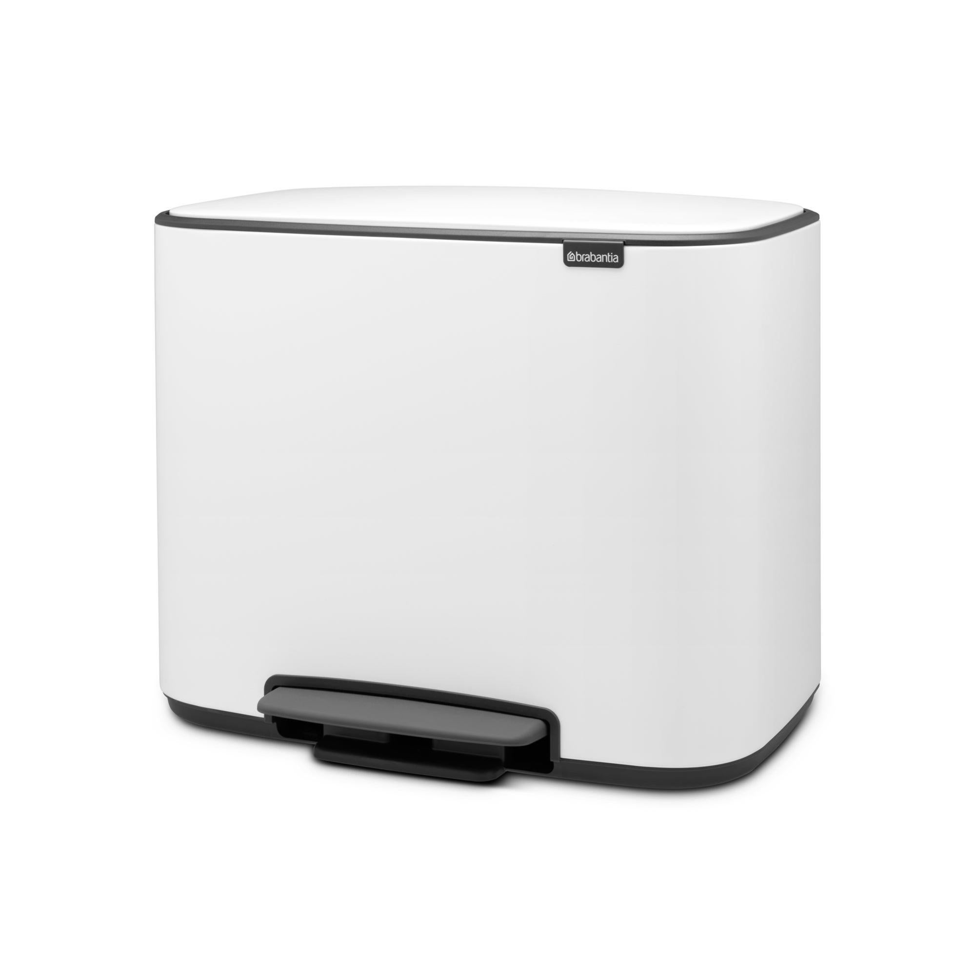 Pattumiera Brabantia Bo Pedal Bin - 2x30 Litri Acciaio Platinum - Foto 4