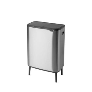 Brabantia Pattumiera a pedaleNewIcon Metallic Grey 20 l