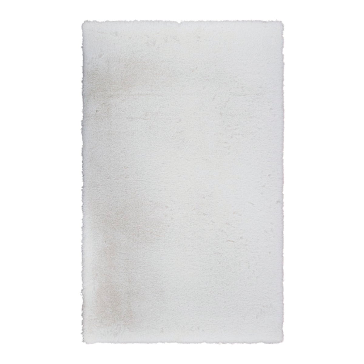 Tappeto Carezza antiscivolo bianco, 80x120 cm