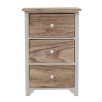 Comodino a 3 cassetti Naike linea Chèrie disponibile in 3 colori Comodino a 3 cassetti Naike linea Chèrie disponibile in 3 colori