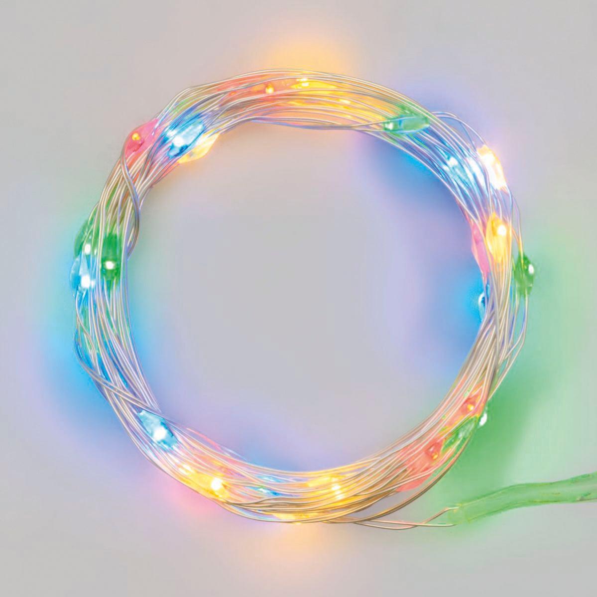 Luci Di Natale Catena "TLE" Con Led 5 Mm Da Esterno Con Trasformatore 600 Led 24 5 M Multicolore 89333330
