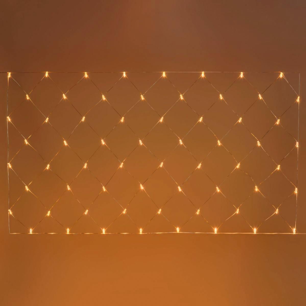 Guirlande LED CSN 10920 – 64 LED Blanches – 3m X 60cm – Pour Noël Et Déco
