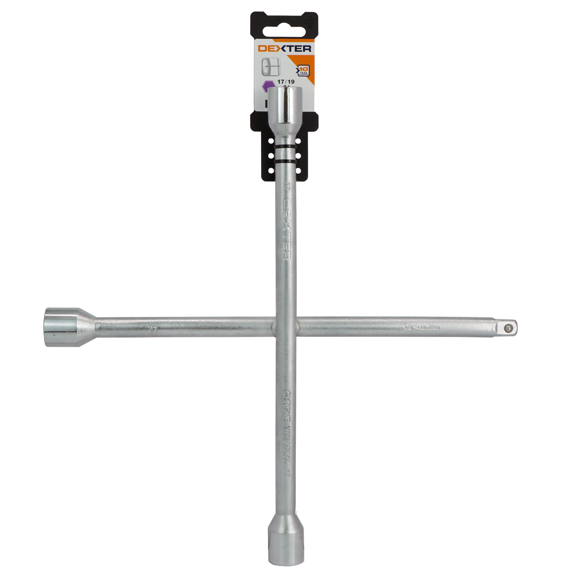 PRECISION STEEL Clé En Croix Pliable 17/19/21 Mm - Outil Pratique Et Compact Pour Changement De Pneus