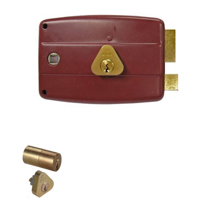 Serratura Scrocco Tubolare TB Entrata 80 Mm Bordo Retto Per PremiApri - Foto 6