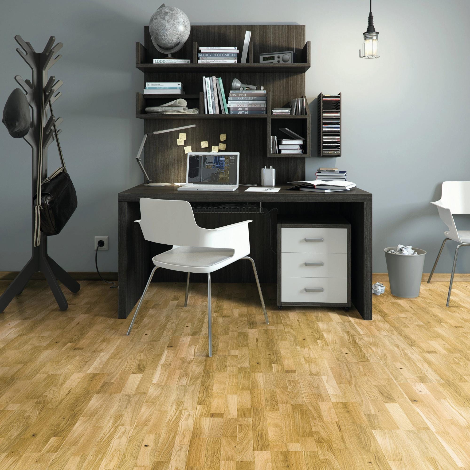 Parquet in rovere naturale Rustic vetrificato sp. 10 mm 4S | Leroy Merlin