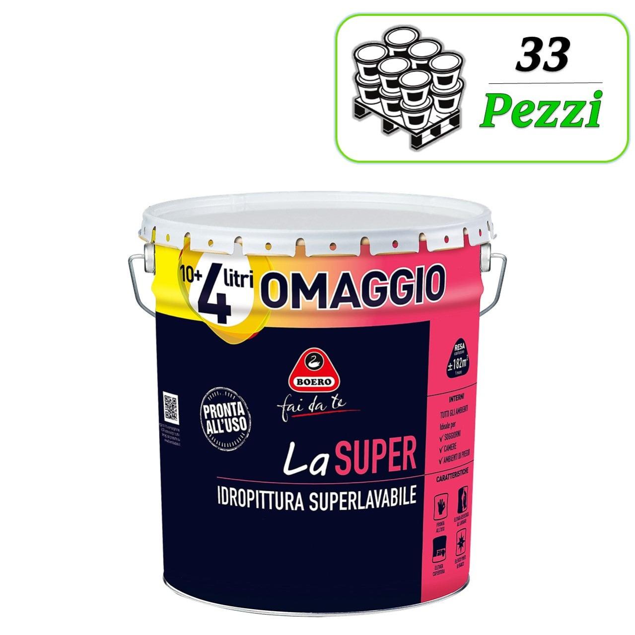 Pittura per interni super lavabile, LUXENS Mano Unica bianco opaco, 14 L