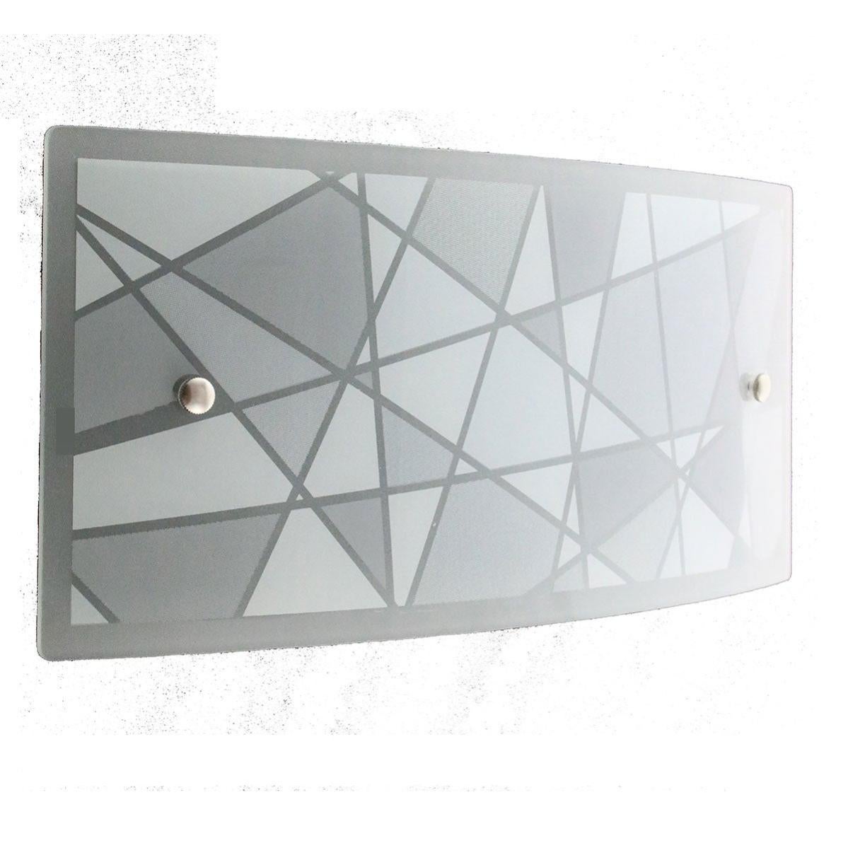 Applique classico Scacco LED grigio, in vetro, 32x18 cm, | Leroy Merlin