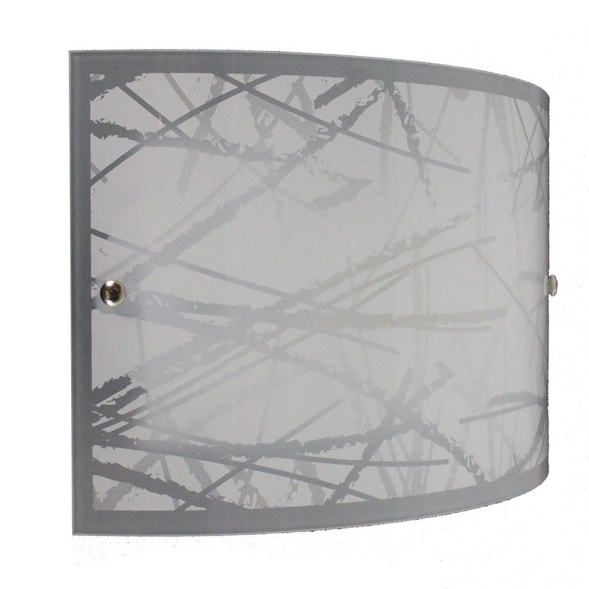 Applique Classico Vector Bianco, In Vetro, 35 X 20 Cm, 2 Luci FAN Europe 82733992