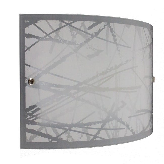 Applique Classico Vector Bianco, In Vetro, 35 X 20 Cm, 2 Luci FAN Europe 82733992 Applique Classico Vector Bianco, In Vetro, 35 X 20 Cm, 2 Luci FAN Europe 82733992
