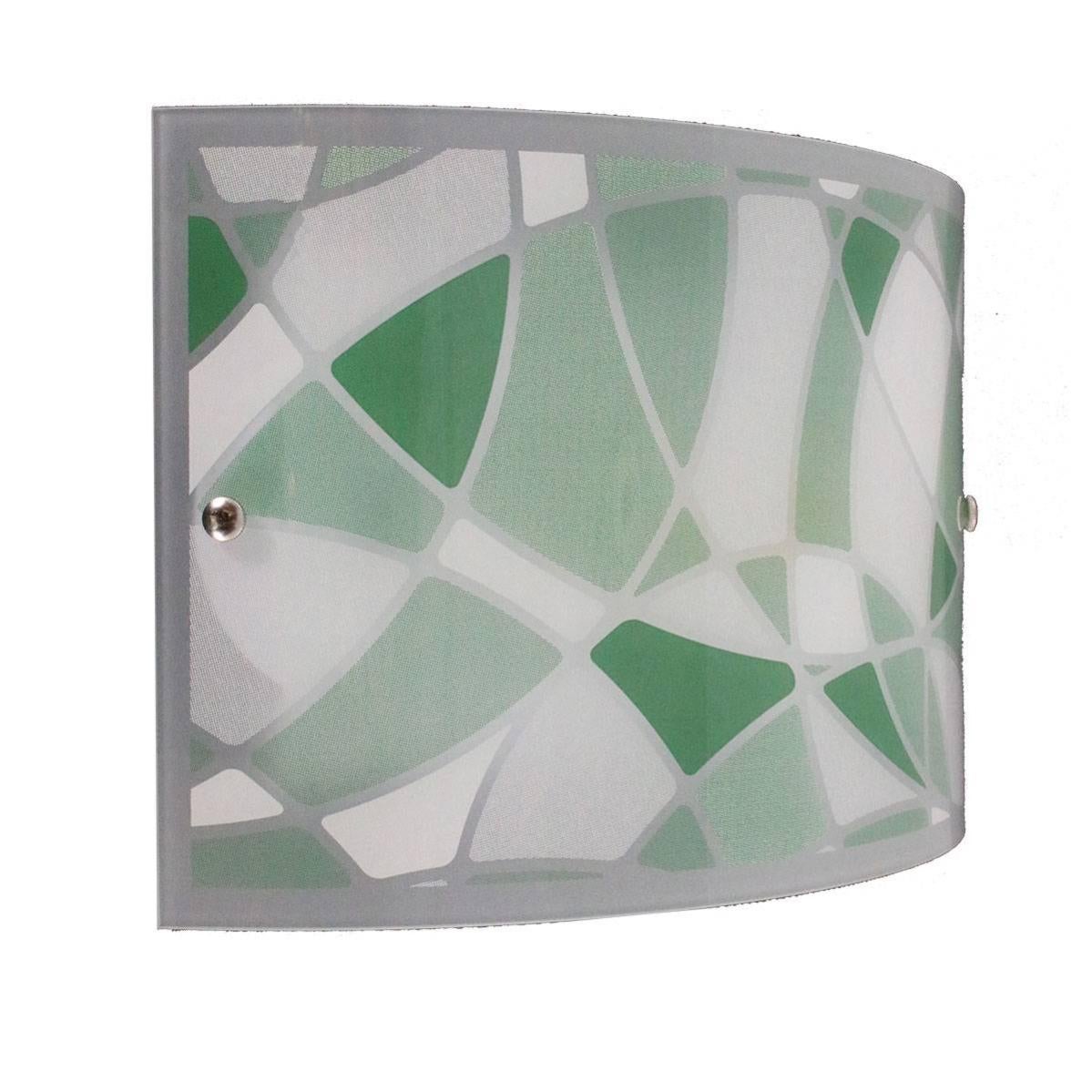 Applique Mosaico LED verde, in vetro, 32x18 cm, | Leroy Merlin