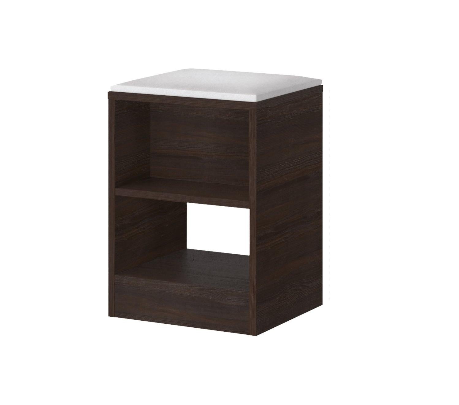 Kesper Schoenenkast met zitkussen, materiaal: vezelplaat, afmetingen: B103,5 x H48 cm x L29,5 cm, kleur: grijs 15931 13 Kesper Schoenenkast met zitkussen, materiaal: vezelplaat, afmetingen: B103,5 x H48 cm x L29,5 cm, kleur: grijs 15931 13
