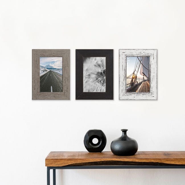 Cornice INSPIRE Pulp nero opaco per foto da 40x60 cm