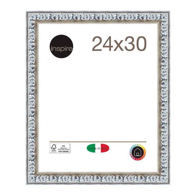 Relaxdays Set Da 2 Cornici Portafoto, 20x30 Cm, Espositore In Vetro, Verticale, Orizzontale